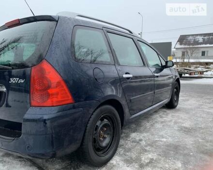 Синій Пежо 307, об'ємом двигуна 1.6 л та пробігом 297 тис. км за 4999 $, фото 4 на Automoto.ua