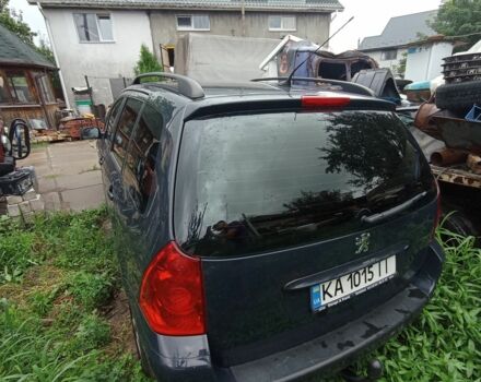 Пежо 307 2007 в Броварах на Automoto.ua Синий Пежо 307, объемом двигателя 2 л и пробегом 300 тыс. км за 1200 $, фото 1 на Automoto.ua