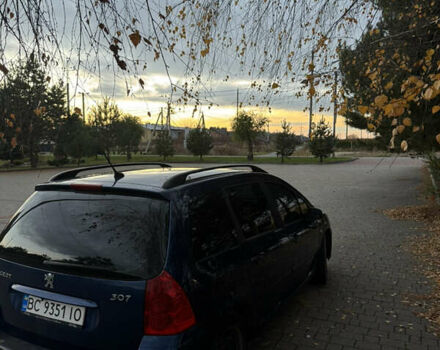 Синій Пежо 307, об'ємом двигуна 1.59 л та пробігом 361 тис. км за 3500 $, фото 2 на Automoto.ua