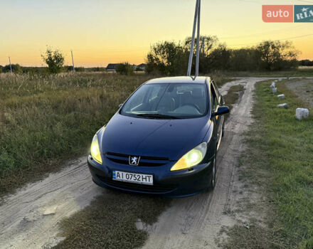Синій Пежо 307, об'ємом двигуна 2 л та пробігом 289 тис. км за 2800 $, фото 1 на Automoto.ua