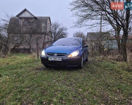 Синий Пежо 307, объемом двигателя 1.4 л и пробегом 286 тыс. км за 1950 $, фото 1 на Automoto.ua