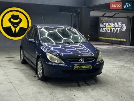 Синий Пежо 307, объемом двигателя 2 л и пробегом 260 тыс. км за 3900 $, фото 1 на Automoto.ua