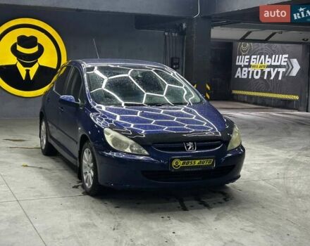 Синій Пежо 307, об'ємом двигуна 2 л та пробігом 260 тис. км за 3900 $, фото 1 на Automoto.ua