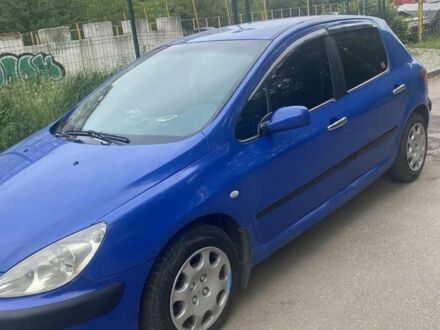Синий Пежо 307, объемом двигателя 1.6 л и пробегом 346 тыс. км за 4000 $, фото 1 на Automoto.ua