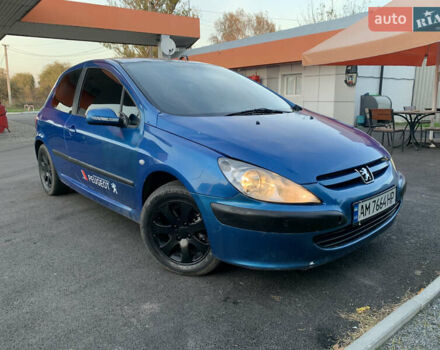 Синій Пежо 307, об'ємом двигуна 1.6 л та пробігом 350 тис. км за 2500 $, фото 1 на Automoto.ua