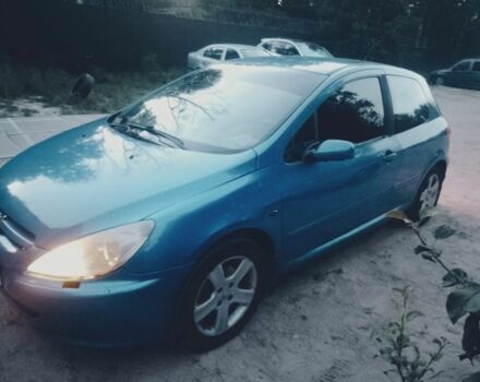 Синій Пежо 307, об'ємом двигуна 1 л та пробігом 300 тис. км за 2200 $, фото 1 на Automoto.ua