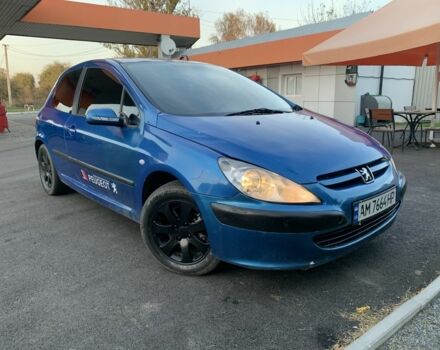Синій Пежо 307, об'ємом двигуна 1.6 л та пробігом 300 тис. км за 2500 $, фото 1 на Automoto.ua
