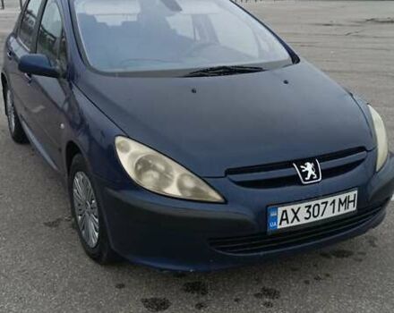 Синій Пежо 307, об'ємом двигуна 2 л та пробігом 434 тис. км за 3000 $, фото 1 на Automoto.ua