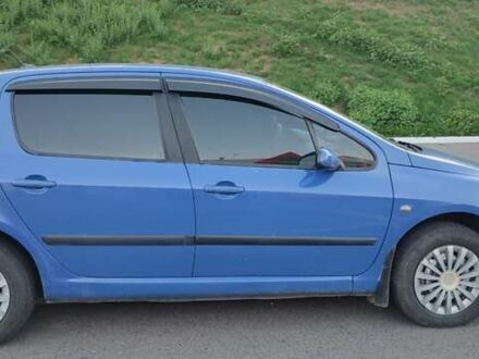 Синий Пежо 307, объемом двигателя 1.6 л и пробегом 362 тыс. км за 3000 $, фото 1 на Automoto.ua