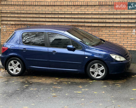 Синій Пежо 307, об'ємом двигуна 2 л та пробігом 343 тис. км за 3500 $, фото 1 на Automoto.ua