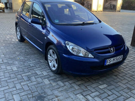 Синий Пежо 307, объемом двигателя 1.6 л и пробегом 192 тыс. км за 4600 $, фото 1 на Automoto.ua