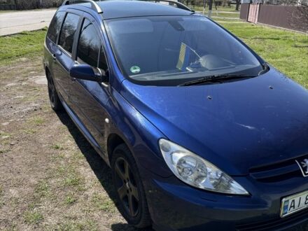 Пежо 307 2003 у Белой Церкве на Automoto.ua Синій Пежо 307, об'ємом двигуна 1.6 л та пробігом 307 тис. км за 5000 $, фото 1 на Automoto.ua