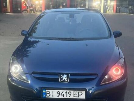 Синий Пежо 307, объемом двигателя 2 л и пробегом 415 тыс. км за 3300 $, фото 1 на Automoto.ua