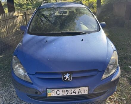 Синій Пежо 307, об'ємом двигуна 1.6 л та пробігом 337 тис. км за 2600 $, фото 1 на Automoto.ua
