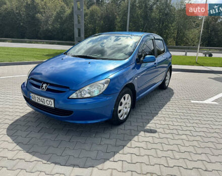 Синій Пежо 307, об'ємом двигуна 1.59 л та пробігом 247 тис. км за 4100 $, фото 1 на Automoto.ua