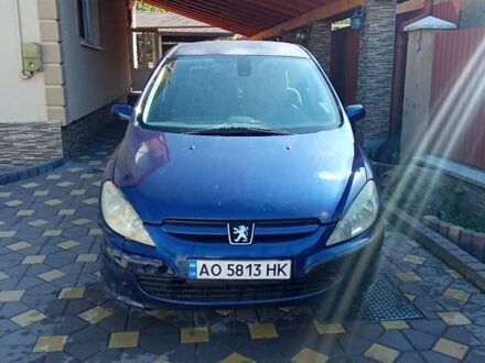 Синий Пежо 307, объемом двигателя 2 л и пробегом 349 тыс. км за 999 $, фото 1 на Automoto.ua