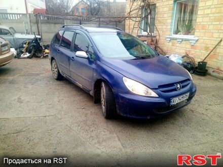 Синий Пежо 307, объемом двигателя 2 л и пробегом 0 тыс. км за 3000 $, фото 1 на Automoto.ua