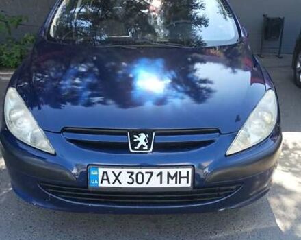 Синій Пежо 307, об'ємом двигуна 2 л та пробігом 430 тис. км за 3400 $, фото 1 на Automoto.ua