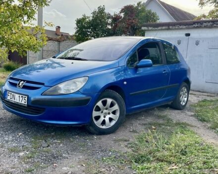 Синий Пежо 307, объемом двигателя 2 л и пробегом 280 тыс. км за 1750 $, фото 1 на Automoto.ua
