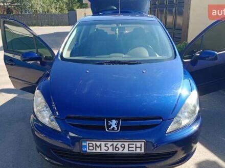 Синий Пежо 307, объемом двигателя 2 л и пробегом 183 тыс. км за 5000 $, фото 1 на Automoto.ua