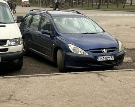 Синий Пежо 307, объемом двигателя 1.6 л и пробегом 208 тыс. км за 2000 $, фото 1 на Automoto.ua