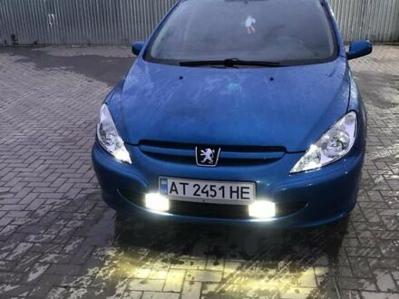 Синій Пежо 307, об'ємом двигуна 1.6 л та пробігом 320 тис. км за 4300 $, фото 1 на Automoto.ua