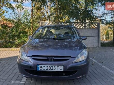 Синий Пежо 307, объемом двигателя 1.59 л и пробегом 246 тыс. км за 2800 $, фото 1 на Automoto.ua