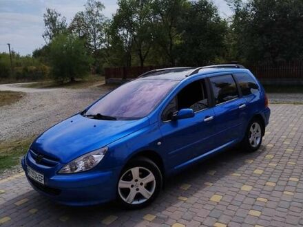 Синій Пежо 307, об'ємом двигуна 2 л та пробігом 206 тис. км за 3600 $, фото 1 на Automoto.ua
