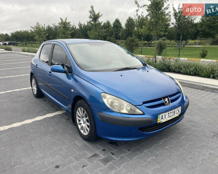 Синий Пежо 307, объемом двигателя 1.6 л и пробегом 266 тыс. км за 4500 $, фото 1 на Automoto.ua
