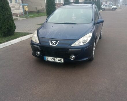 Синий Пежо 307, объемом двигателя 2 л и пробегом 197 тыс. км за 3300 $, фото 1 на Automoto.ua