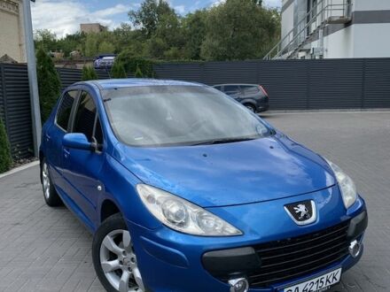 Синий Пежо 307, объемом двигателя 2 л и пробегом 213 тыс. км за 2999 $, фото 1 на Automoto.ua