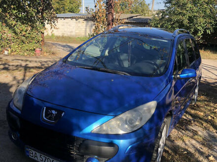 Пежо 307 2005 в Кропивницком (Кировограде) на Automoto.ua Синий Пежо 307, объемом двигателя 1.6 л и пробегом 275 тыс. км за 4200 $, фото 1 на Automoto.ua