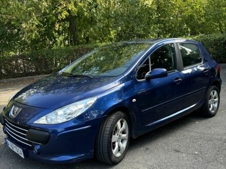 Синий Пежо 307, объемом двигателя 2 л и пробегом 201 тыс. км за 3700 $, фото 1 на Automoto.ua