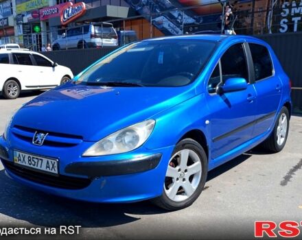 Синій Пежо 307, об'ємом двигуна 2 л та пробігом 265 тис. км за 3650 $, фото 1 на Automoto.ua