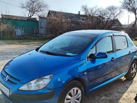 Синій Пежо 307, об'ємом двигуна 2 л та пробігом 216 тис. км за 4100 $, фото 1 на Automoto.ua