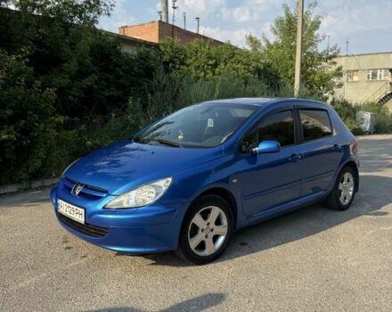 Синий Пежо 307, объемом двигателя 2 л и пробегом 235 тыс. км за 3900 $, фото 1 на Automoto.ua