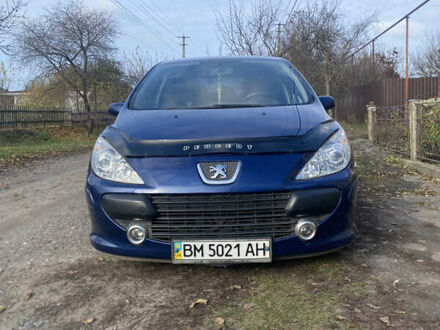 Синий Пежо 307, объемом двигателя 2 л и пробегом 231 тыс. км за 5300 $, фото 1 на Automoto.ua