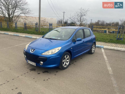 Синій Пежо 307, об'ємом двигуна 2 л та пробігом 246 тис. км за 4500 $, фото 1 на Automoto.ua