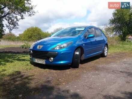 Пежо 307 2006 у Миргороде на Automoto.ua Синій Пежо 307, об'ємом двигуна 1.59 л та пробігом 279 тис. км за 4700 $, фото 1 на Automoto.ua