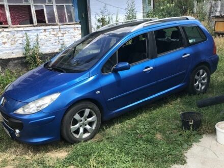 Синій Пежо 307, об'ємом двигуна 1.6 л та пробігом 286 тис. км за 4500 $, фото 1 на Automoto.ua