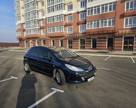 Синий Пежо 307, объемом двигателя 1.6 л и пробегом 220 тыс. км за 5300 $, фото 1 на Automoto.ua