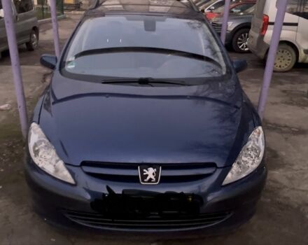 Синий Пежо 307, объемом двигателя 1.6 л и пробегом 253 тыс. км за 1702 $, фото 1 на Automoto.ua