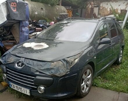Пежо 307 2007 в Броварах на Automoto.ua Синий Пежо 307, объемом двигателя 2 л и пробегом 300 тыс. км за 1200 $, фото 1 на Automoto.ua
