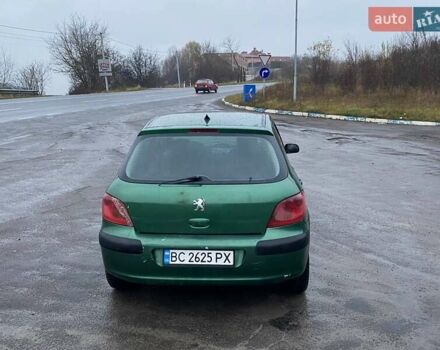 Зеленый Пежо 307, объемом двигателя 2 л и пробегом 424 тыс. км за 3000 $, фото 6 на Automoto.ua