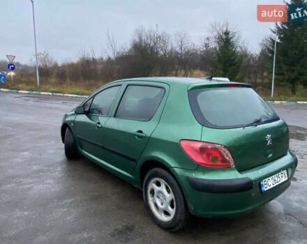 Зеленый Пежо 307, объемом двигателя 2 л и пробегом 424 тыс. км за 3000 $, фото 4 на Automoto.ua