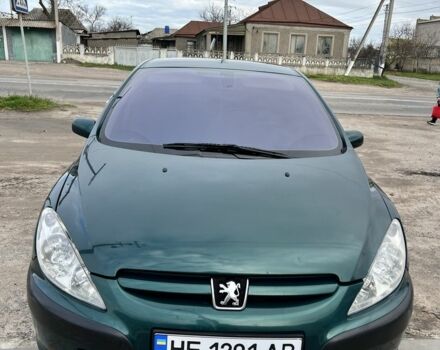 Зеленый Пежо 307, объемом двигателя 2 л и пробегом 200 тыс. км за 4000 $, фото 1 на Automoto.ua