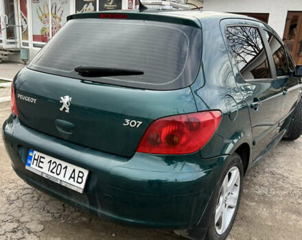 Зеленый Пежо 307, объемом двигателя 2 л и пробегом 200 тыс. км за 4000 $, фото 3 на Automoto.ua