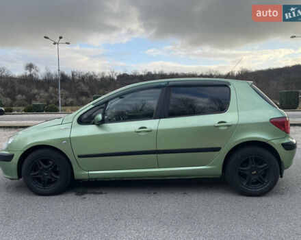 Зеленый Пежо 307, объемом двигателя 1.59 л и пробегом 228 тыс. км за 3500 $, фото 7 на Automoto.ua