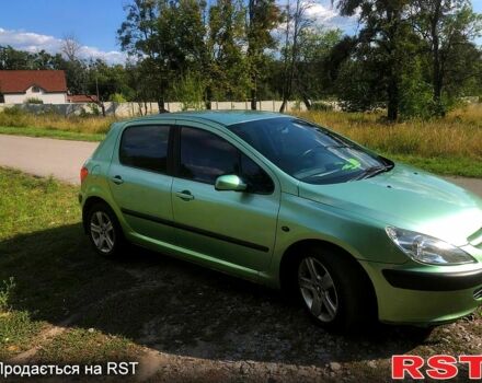 Зеленый Пежо 307, объемом двигателя 1.4 л и пробегом 240 тыс. км за 3650 $, фото 2 на Automoto.ua