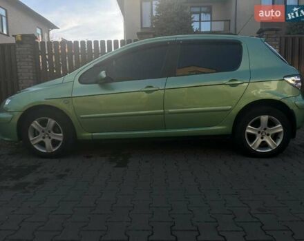 Зелений Пежо 307, об'ємом двигуна 2 л та пробігом 224 тис. км за 3400 $, фото 2 на Automoto.ua